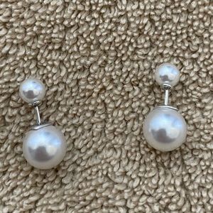 Pandora Pearl earrings worn once